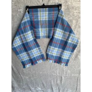 James Pringle Weavers Tartan Plaid 100% Pure New Wool Scarf Made in Scotland